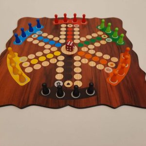 بازی منچ چوبی 4 و 6 نفره