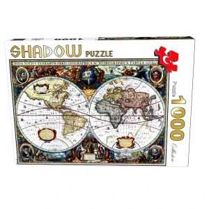 پازل طرح نقشه باستانی جهان