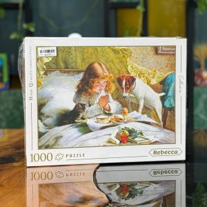 پازل ربکا 1000تکه طرح دختر و سگ کد 8864