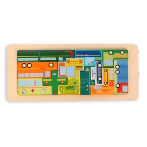 بازی تتریس چوبی وسایل نقلیه