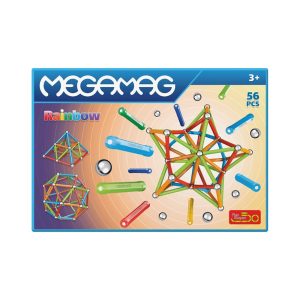 بازی مگا مگ (بازی با مغناطیس) بسته رنگین کمان /56 قطعه