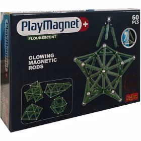 بازی مگ پلاس (بازی با مغناطیس) سری فلورسنت /60قطعه