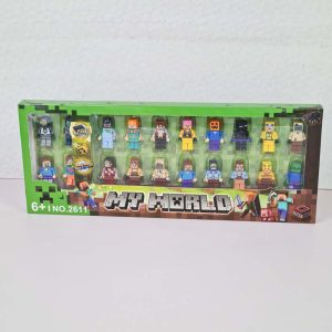 مینی فیگور لگویی ماینکرفت با سلاح