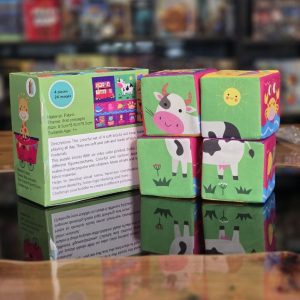 مکعب پازلی 4 تایی جعبه ای