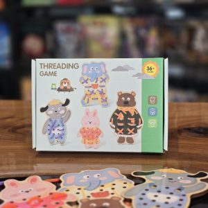 نخواره1*4 هاردباکس چوبی (threading game)