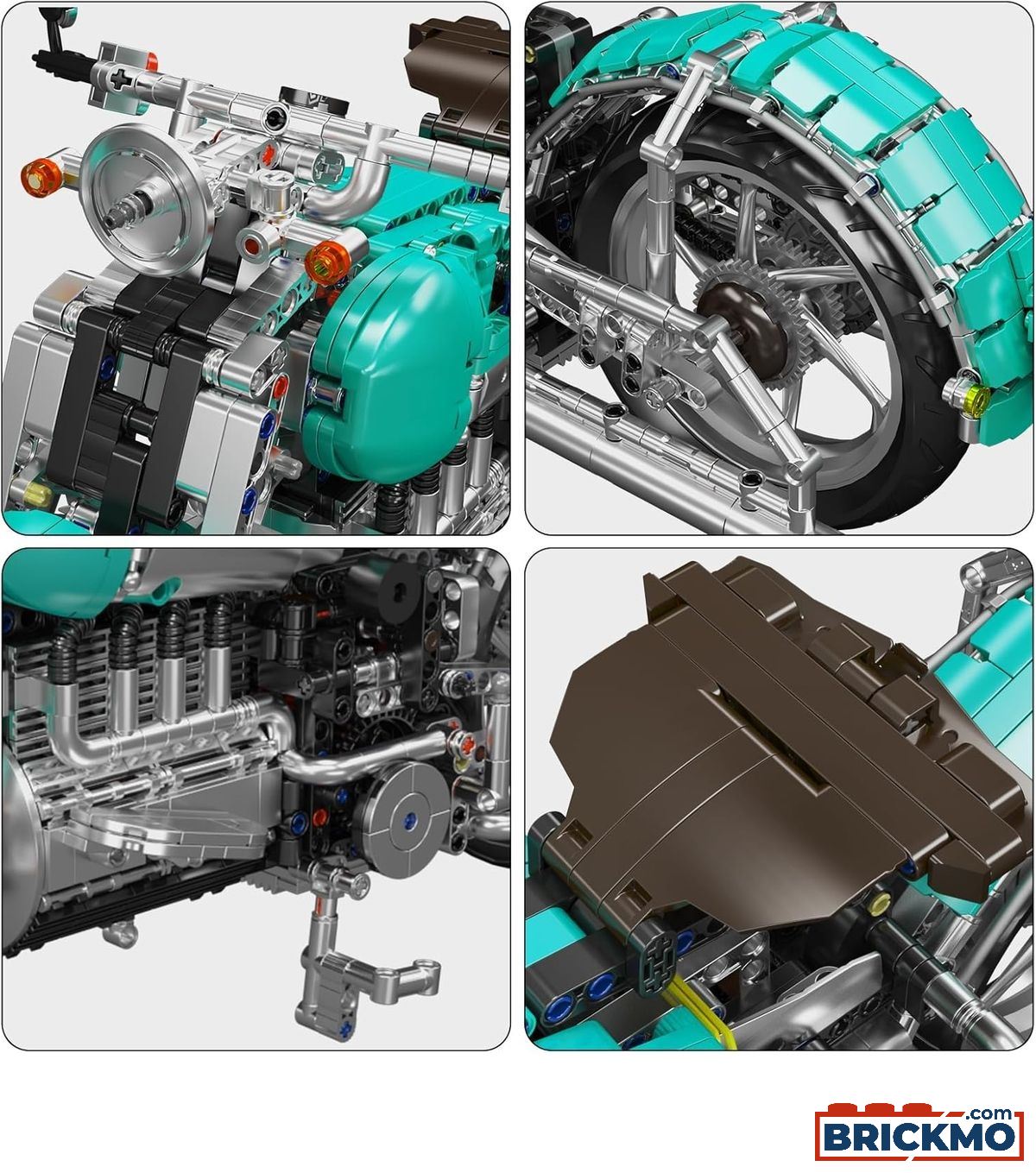 لگو موتور هارلی دویدسون مدل American Cruiser Motorcycle برند Mould King - Image 5
