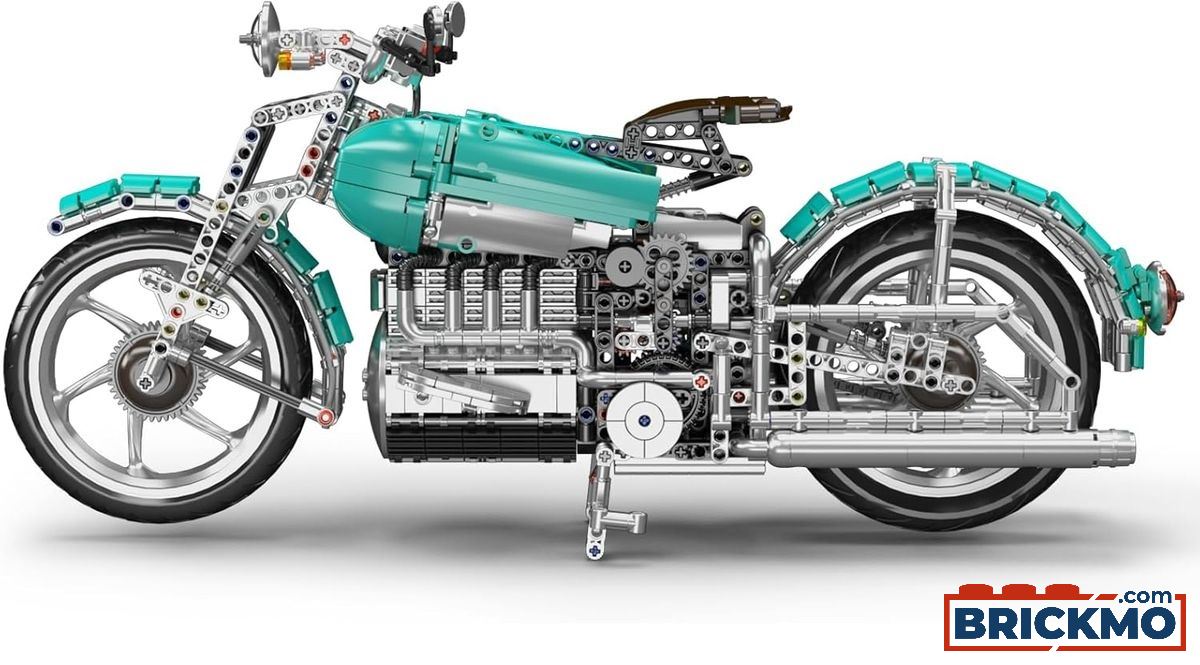 لگو موتور هارلی دویدسون مدل American Cruiser Motorcycle برند Mould King - Image 6