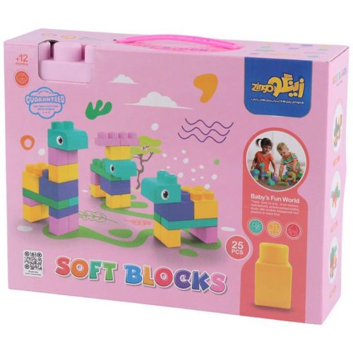 بازی سازه های نرم 25 قطعه دخترانه