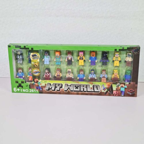 مینی فیگور لگویی ماینکرفت با سلاح