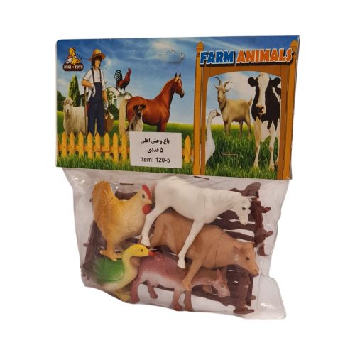 اسباب بازی حیوانات اهلی بسته 10 عددی
