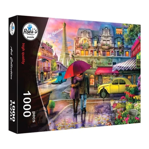 پازل رونیز 1000تکه طرح باران پاریس کد 7785