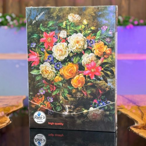 پازل 1000 تکه رونیز مدل سبد گل کد 07733