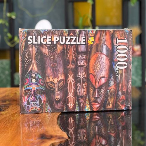 پازل 1000 قطعه طرح ماسک های آفریقایی