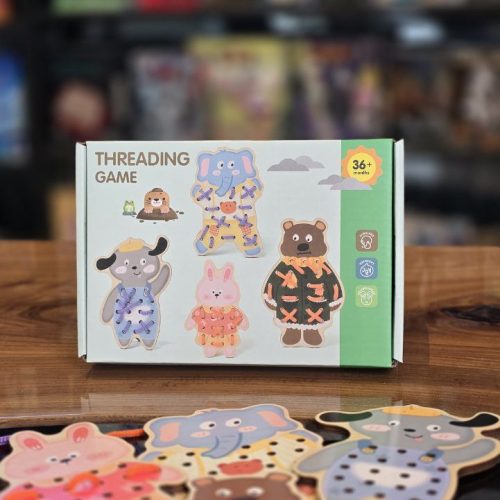 نخواره1*4 هاردباکس چوبی (threading game)