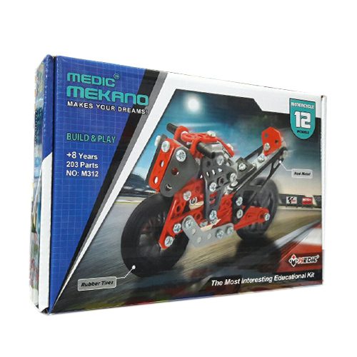 اسباب بازی ساختنی مکانو 12 در 1 مدیک