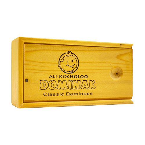 دومینو کلاسیک جعبه چوبی