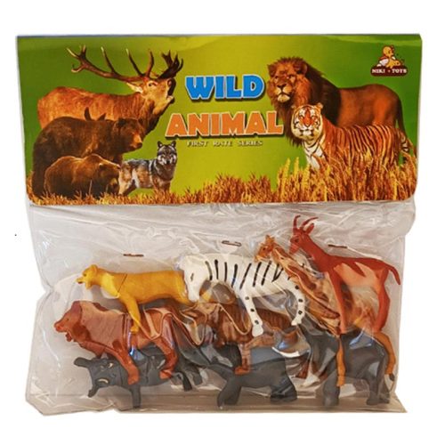 اسباب بازی حیوانات وحشی بسته 9 عددی