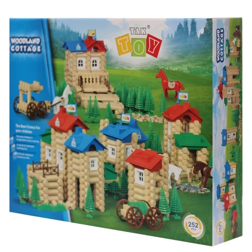 اسباب بازی خانه جنگلی 252 قطعه