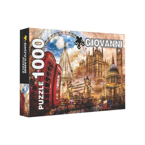 پازل 1000 تکه جیوانی طرح لندن قدیمی