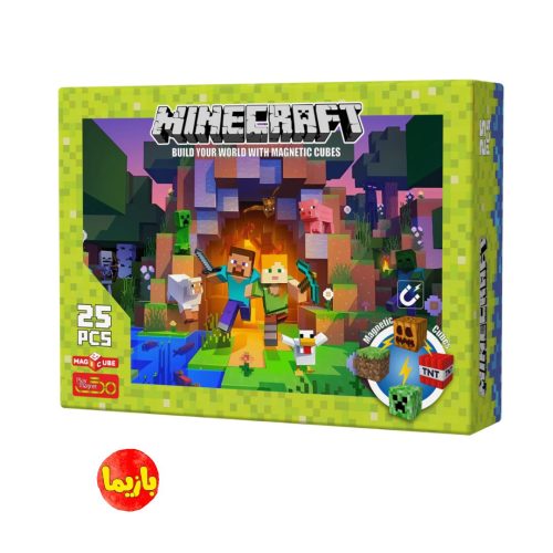 مکعب مغناطیسی ماینکرفت 25 قطعه