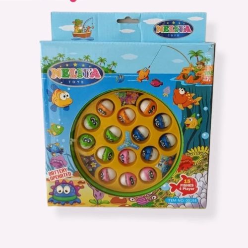 اسباب بازی ماهیگیری جعبه ای باطری خور برند نلیا