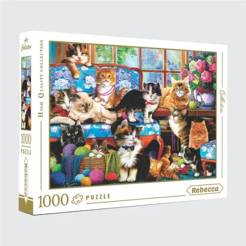 خرید پازل طرح خانواده گربه